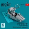 RESKIT RSU48-0396 A-7E Corsair II cockpit late version (Detailed edition) for Hasegawa kit (3D Printed) 1/48